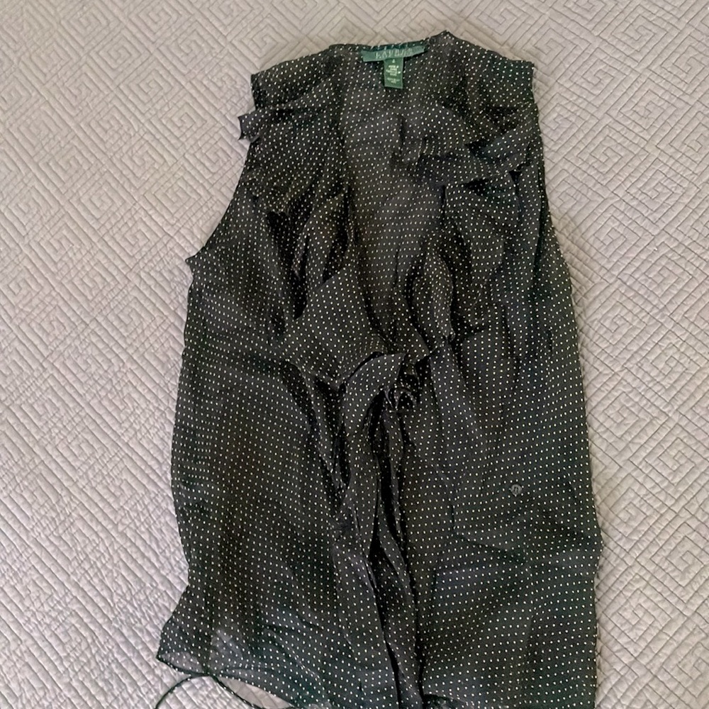 Ralph Lauren silk blouse size 2